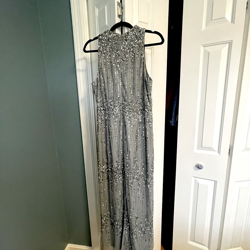 Adrianna Papelle Glittery Elegant Gown